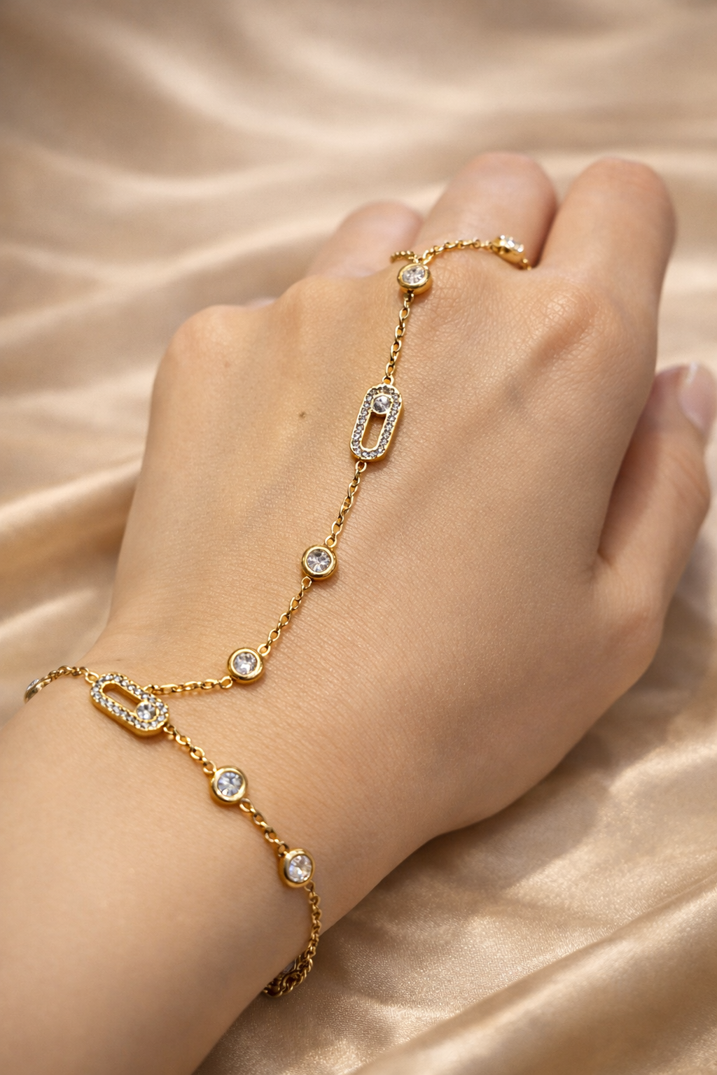 Golden Grace Hand Chain